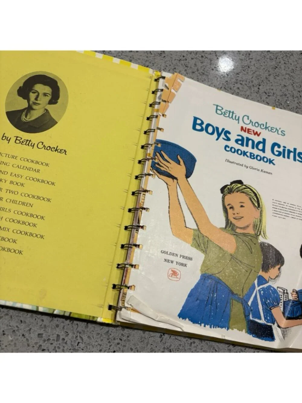 Vintage 1965 Betty Crocker’s New Boys and Girls Cook Book Kids Ed. Mid Century